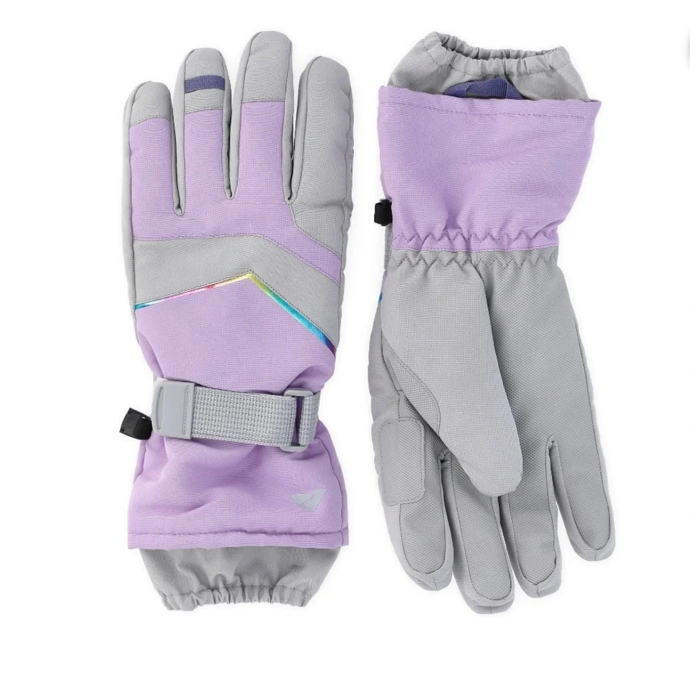 ❄️$11❄️NEW OZARK TRAIL Technical Ski Gloves Purple Small Medium Girl’s